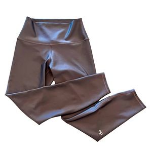 Alo Womens 7/8 High Waist Airlift Legging - Anthracite - Size Small